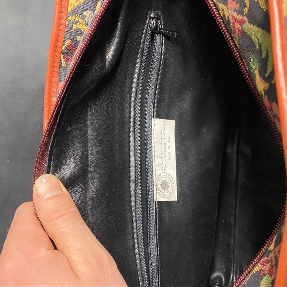 Smithsonian institute needlepoint tapestry carpet bag - Picture 8 of 12